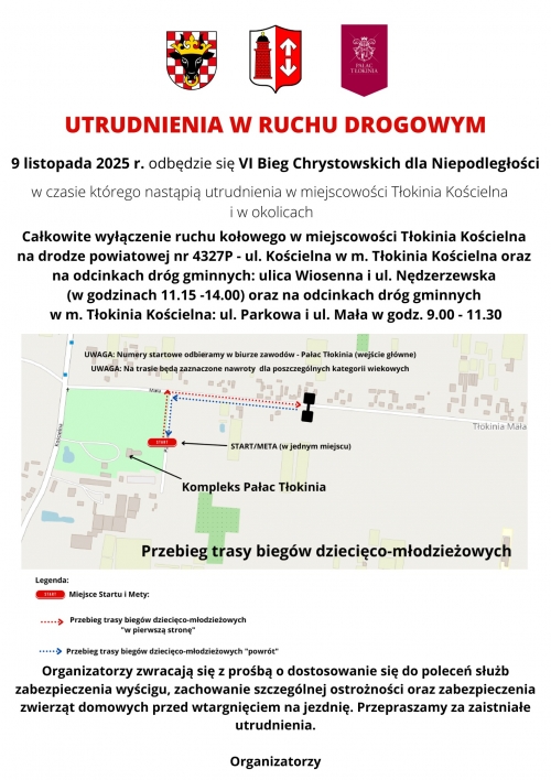 obrazek Utrudnienia w ruchu drogowym  wiecej