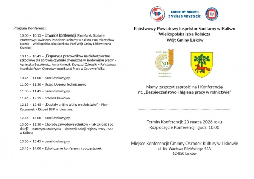 obrazek Zaproszenie na konferencję dla rolników i mieszkańców gminy! wiecej